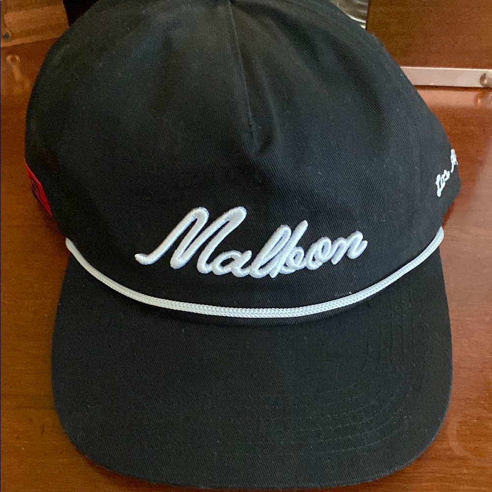 Black Malbon Golf Cap